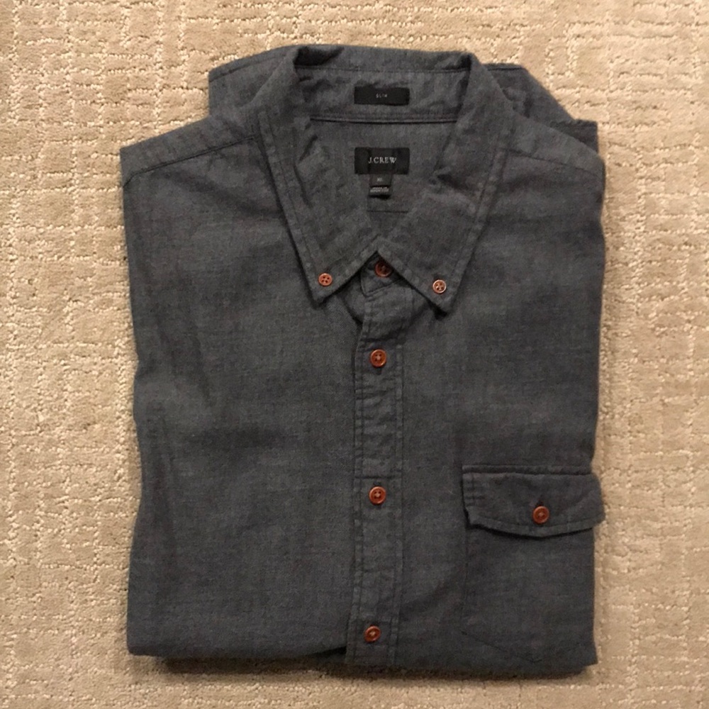 J Crew Slim Fit Dress Shirt